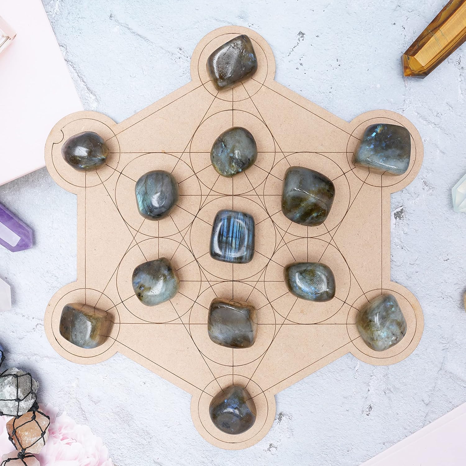 ZAICUS Tumbled Stones Collection for Decor and Healing