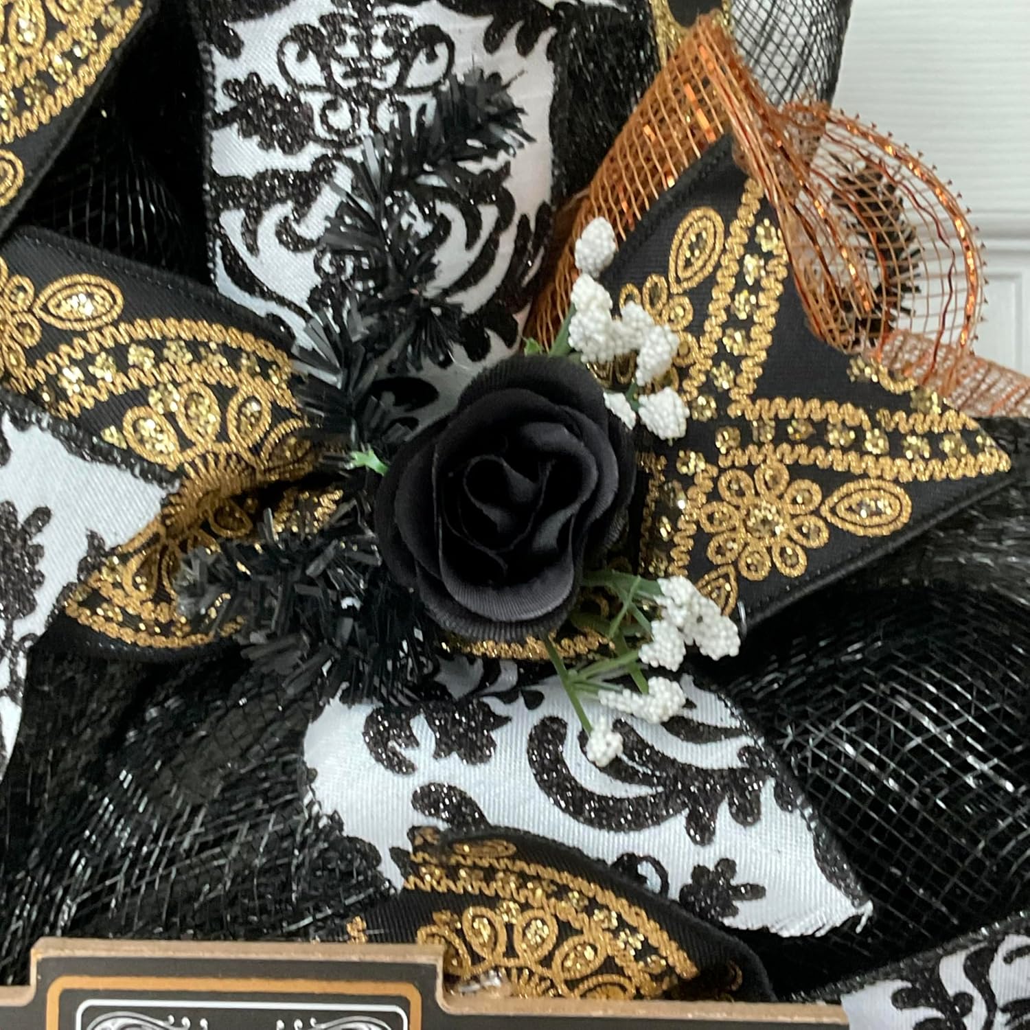 Wood Tarot Card Halloween Wreath 24 or 28 Inches