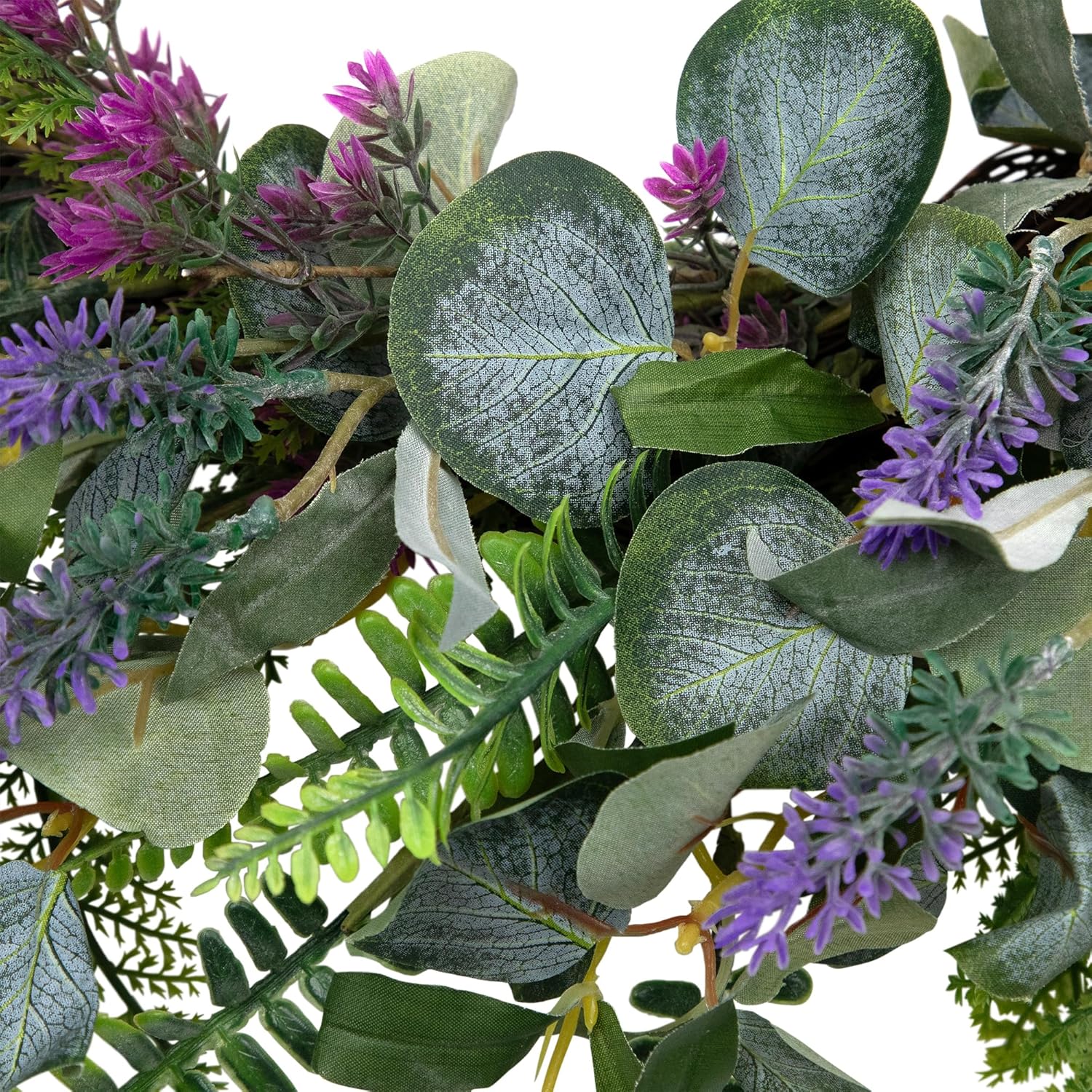 Northlight Lavender and Mixed Foliage Artificial Floral Wreath 22 Inch