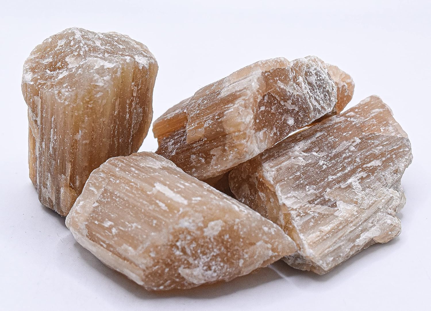 HQRP Orange Cats Eye Stilbite Rough Specimen Crystal Mineral for Carving