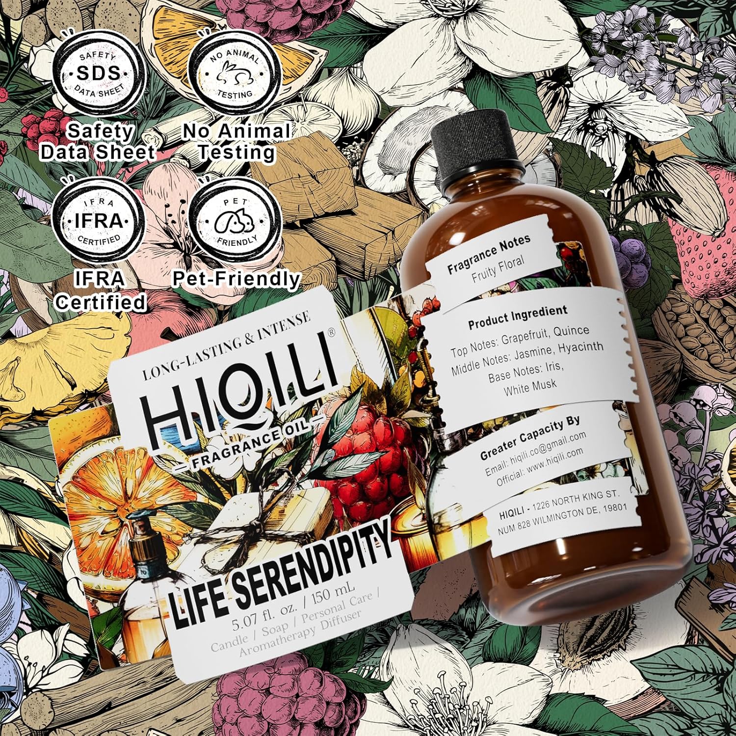 HIQILI Life Serendipity Fragrance Oil 507 Fl Oz