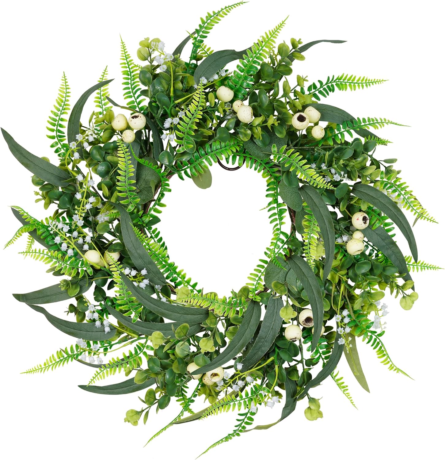 24 Inch Spring Wreath for Front Door Decor