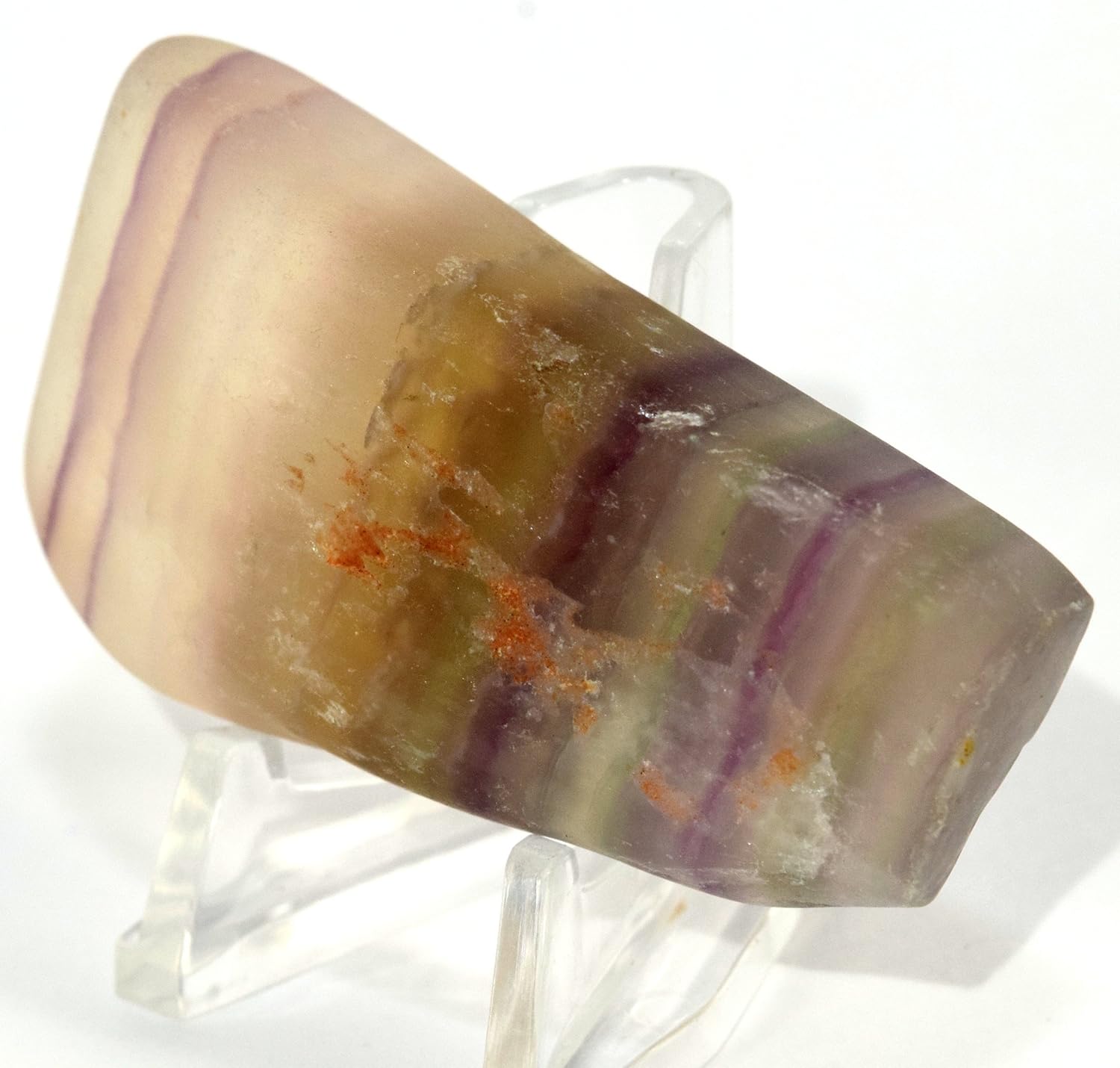 HQRP 58mm Multicolor Fluorite Freeform Stones