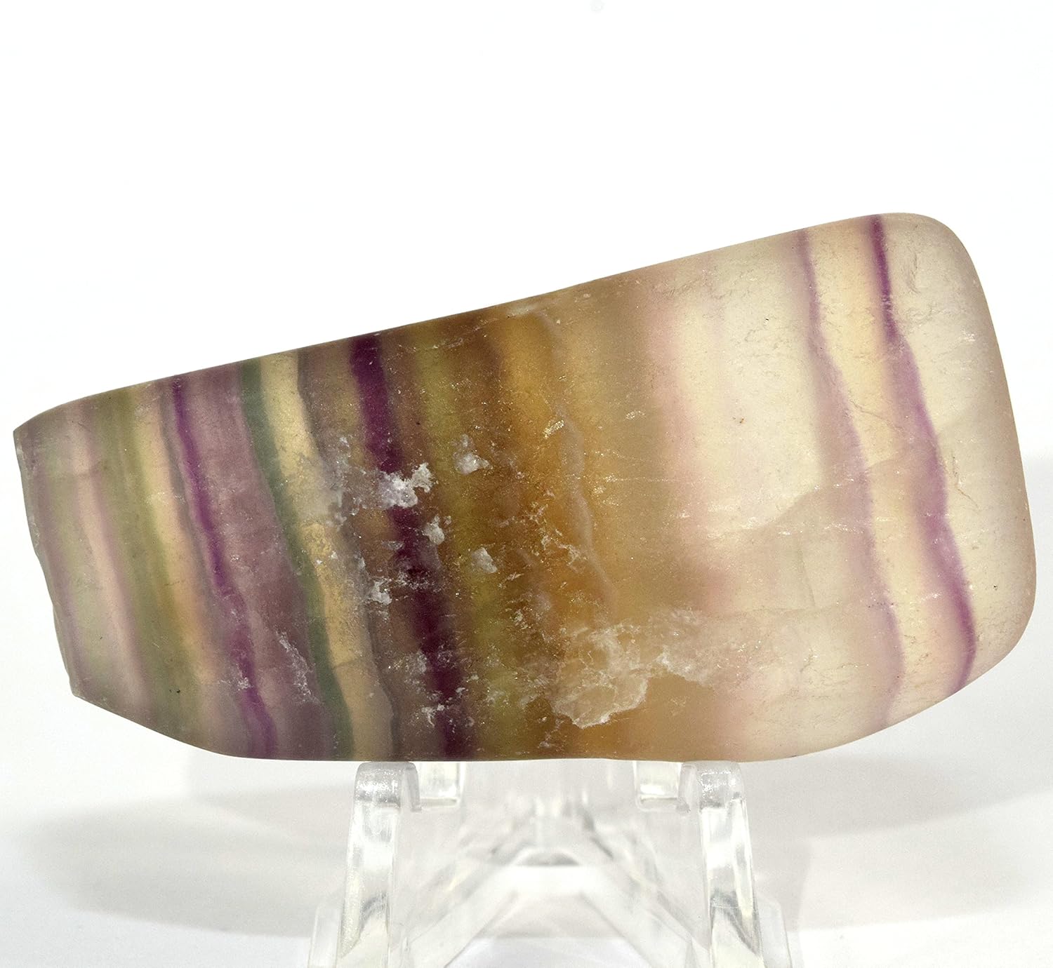 HQRP 58mm Multicolor Fluorite Freeform Stones