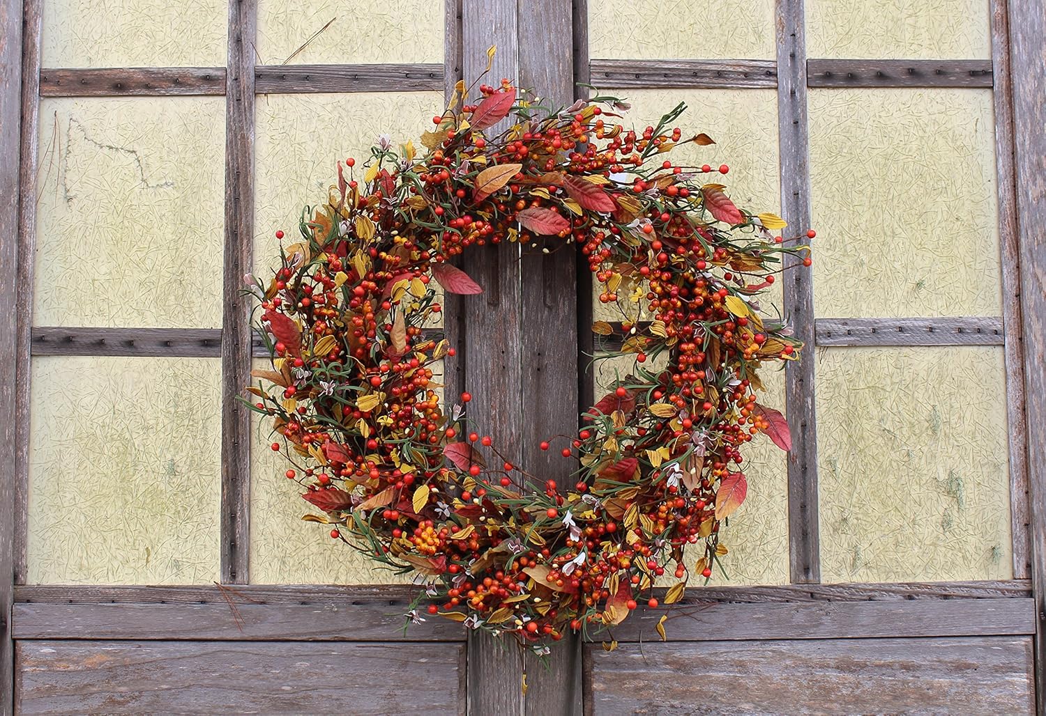 The Wreath Depot Appalachia Berry Silk Fall Door Wreath
