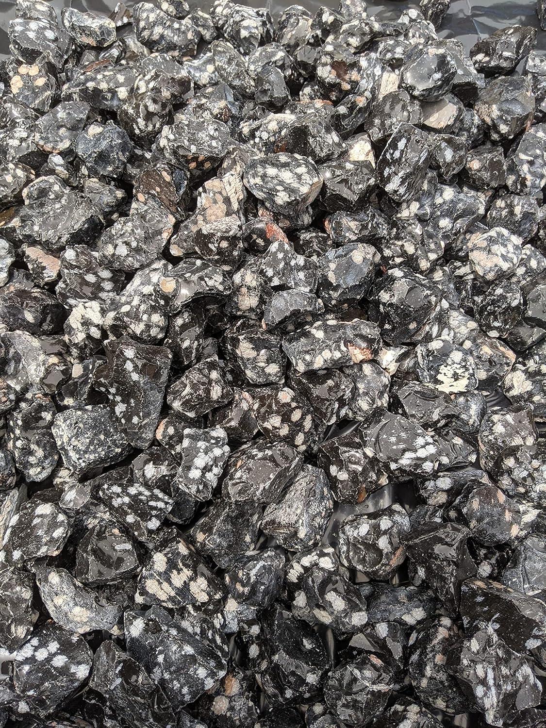 The Geode Mine Snowflake Obsidian 1 Pound Rough Stones